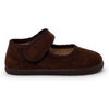 Chaussons b&eacute;b&eacute; Pisamonas Babies Barefoot Serratex Fermeture Scratch Marron