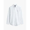 Chemise Tommy Hilfiger Chemise &agrave; rayures vert en coton Vert