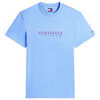T-shirt Tommy Jeans TEE SHIRT BLEU - LIGHT HORIZON BLUE - 2XL