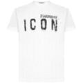 T-shirt Dsquared T-SHIRT S79GC0039 WHITE
