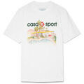 T-shirt Casablanca T-SHIRT POOLSIDE WHITE Grenoble