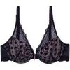 Rembourr&eacute;s Pomm'poire Soutien-gorge ampliforme coque moul&eacute;e noir/poudre Bouquet Noir