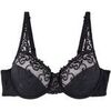 Corbeilles & balconnets Pomm'poire Soutien-gorge &agrave; armatures bonnet C, D et E noir Duchesse Noir