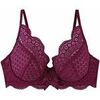 Corbeilles & balconnets Pomm'poire Soutien-gorge corbeille bordeaux Valentine Rouge