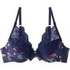 Rembourr&eacute;s Pomm'poire Soutien-gorge ampliforme coque moul&eacute;e imprim&eacute; bleu Espi&egrave;gle Bleu
