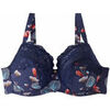 Emboitants Pomm'poire Soutien-gorge grand maintien C, D et E imprim&eacute; bleu Espi&egrave;gle Bleu