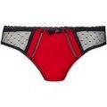 Culottes & slips Pomm'poire Slip rouge/noir Tania Rouge