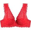 Rembourr&eacute;s Pomm'poire Soutien-gorge ampliforme coque moul&eacute;e coquelicot Intr&eacute;pide Rouge