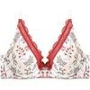 Rembourr&eacute;s Pomm'poire Soutien-gorge ampliforme coque moul&eacute;e ivoire/orange Insolente Orange