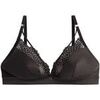 Triangles / Sans armatures Pomm'poire Soutien-gorge triangle sans armatures noir Effront&eacute;e Noir