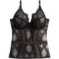 Corbeilles & balconnets Pomm'poire Corset noir Effront&eacute;e Noir