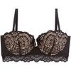 Rembourr&eacute;s Pomm'poire Soutien-gorge coques moul&eacute;es noir Roof Top Noir