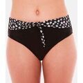 Maillots de bain sur Grenoble : Maillots de bain Brigitte Bardot Culotte haute noir Paradis