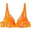 Rembourr&eacute;s Pomm'poire Soutien-gorge ampliforme coque moul&eacute;e imprim&eacute; orange Noum&eacute;a Orange
