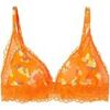 Triangles / Sans armatures Pomm'poire Soutien-gorge triangle imprim&eacute; orange Noum&eacute;a Orange