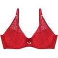 Rembourr&eacute;s Pomm'poire Soutien-gorge ampliforme coque moul&eacute;e rouge Pile ou face Rouge