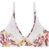 Rembourr&eacute;s Pomm'poire Soutien-gorge ampliforme coque moul&eacute;e multicolore Pile ou face Blanc