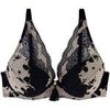 Rembourr&eacute;s Pomm'poire Soutien-gorge ampliforme coque moul&eacute;e noir Panache Noir