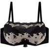 Corbeilles & balconnets Pomm'poire Soutien-gorge bandeau noir Panache Noir