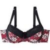 Emboitants Pomm'poire Soutien-gorge grand maintien bordeaux Pivoine Rouge