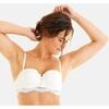 Rembourr&eacute;s Pomm'poire Soutien-gorge ampliforme coque moul&eacute;es ivoire Pi&egrave;ce Mont&eacute;e Blanc