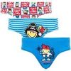 Boxers Pomm'poire Lot de 3 slips Boy Little Pirate by Smiley Multicolore