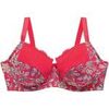 Emboitants Pomm'poire Soutien-gorge grand maintien multico rouge Aria Rouge