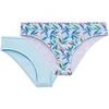 Culottes & slips Morgan Lot de 2 slips en coton bleu Clem Bleu