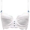 Rembourr&eacute;s Brigitte Bardot Soutien-gorge ampliforme blanc Faience Blanc