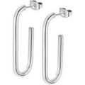Boucles d'oreille sur Grenoble : Boucles oreilles Lotus Boucles d'oreilles cr&eacute;oles acier Blanc