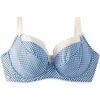 Emboitants Brigitte Bardot Soutien-gorge armatures grand maintien bleu Badinage Bleu