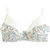 Triangles / Sans armatures Pomm'poire Soutien-gorge souple grand maintien ivoire/orange Elena Blanc