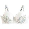 Emboitants Pomm'poire Soutien-gorge &agrave; armatures grand maintien ivoire/orange Elena Blanc