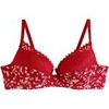 Rembourr&eacute;s Pomm'poire Soutien-gorge ampliforme coque moul&eacute;e rouge Paprika Rouge