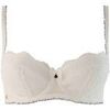 Corbeilles & balconnets Brigitte Bardot Soutien-gorge armature ivoire Star Blanc