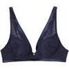 Rembourr&eacute;s Pomm'poire Soutien-gorge ampliforme coque moul&eacute;e bleu marine Ipom&eacute;e Bleu