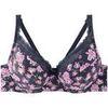 Emboitants Pomm'poire Soutien-gorge &agrave; armatures grand maintien multico gris Tarot Rose