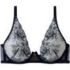 Corbeilles & balconnets Pomm'poire Soutien-gorge corbeille noir Splash Noir