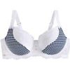 Emboitants Brigitte Bardot Soutien-gorge armature grand maintien bleu marine Embellie Bleu