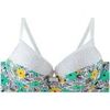 Rembourr&eacute;s Pomm'poire Soutien-gorge ampliforme coque moul&eacute;e multico blanc Roulotte Multicolore