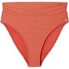 Maillots de bain Pomm'poire Culotte haute de bain orange Maui