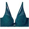 Rembourr&eacute;s Pomm'poire Soutien-gorge ampliforme coque moul&eacute;e turquoise Sarong Bleu