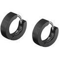 Bijoux piercing Lotus Boucles d'oreilles homme Style acier noir Grenoble