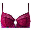 Corbeilles & balconnets Morgan Soutien-gorge corbeille bordeaux Alma Rouge