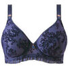 Emboitants Brigitte Bardot Soutien-gorge grand maintien bleu marine Festival Bleu