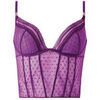 Bodys Morgan Corset armatures violet Cl&eacute;o Violet