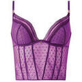 Bodys Morgan Corset armatures violet Cl&eacute;o Violet