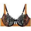 Corbeilles & balconnets Pomm'poire Soutien-gorge &agrave; armatures noir/jaune Tsunami Noir
