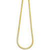 Collier Lotus Collier Style Maille Miroir Acier dor&eacute; Jaune