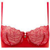 Corbeilles & balconnets Morgan Soutien-gorge armatures rouge Amandine Rouge